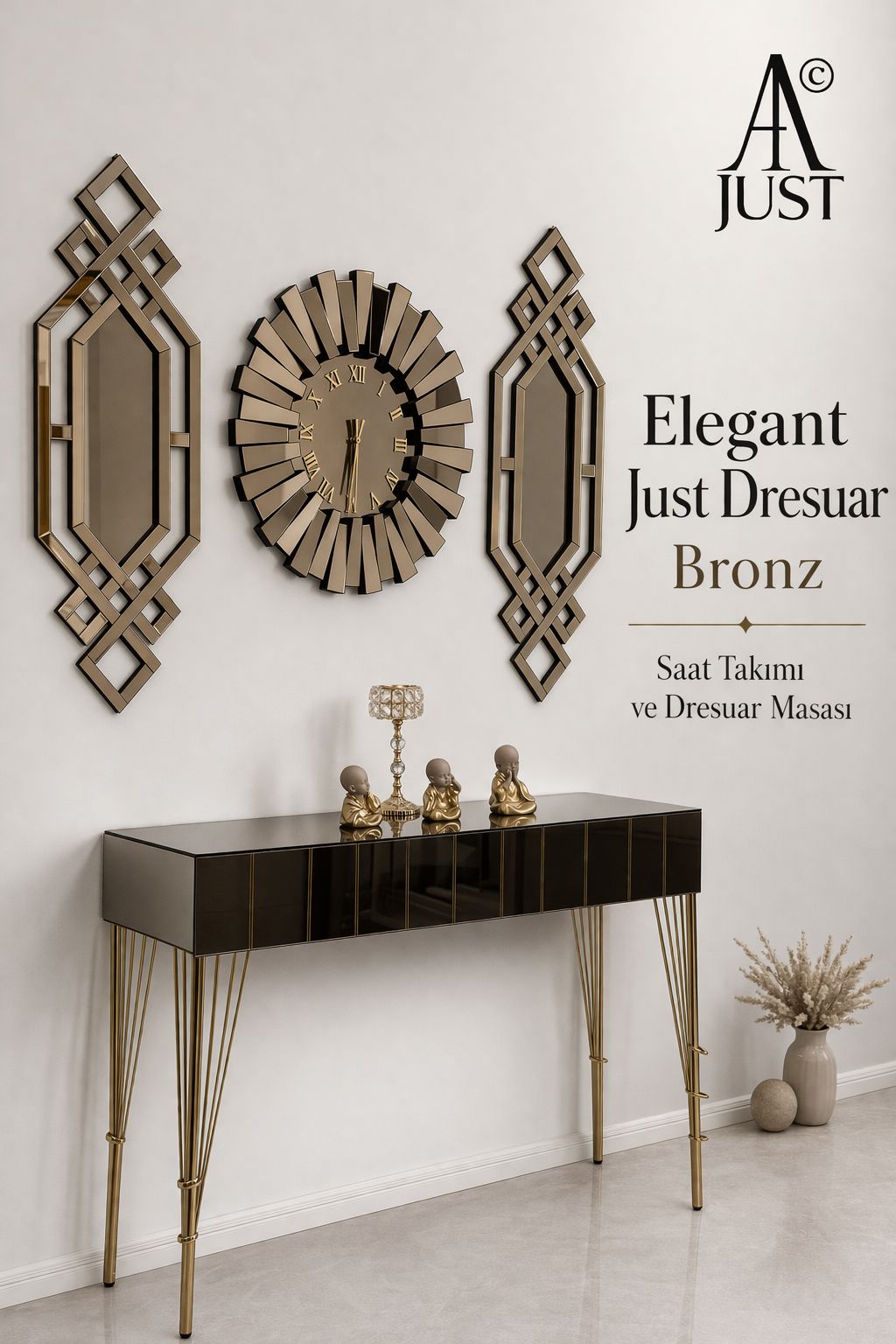 ELEGANT JUST BRONZ DRESUAR SET